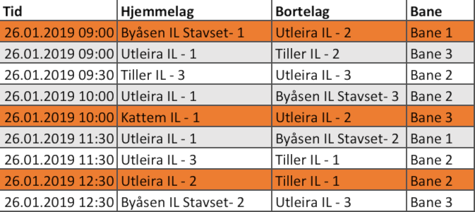 Miniturnering i Åsheimhallen